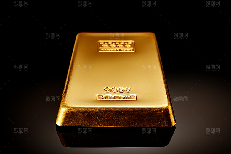 黄金投资金块素材
