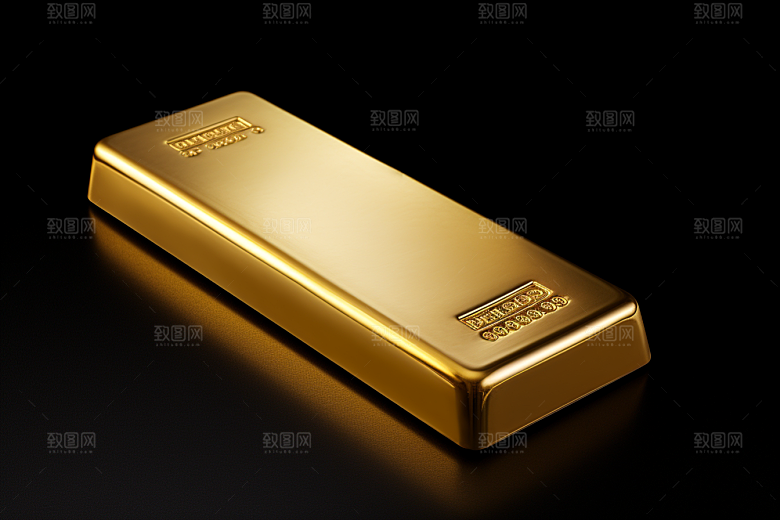 黄金金砖奢侈品素材