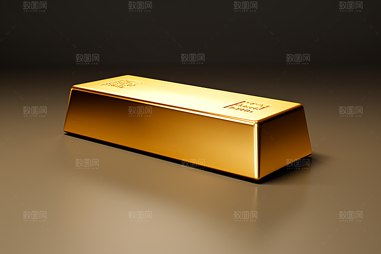 黄金金子金砖素材