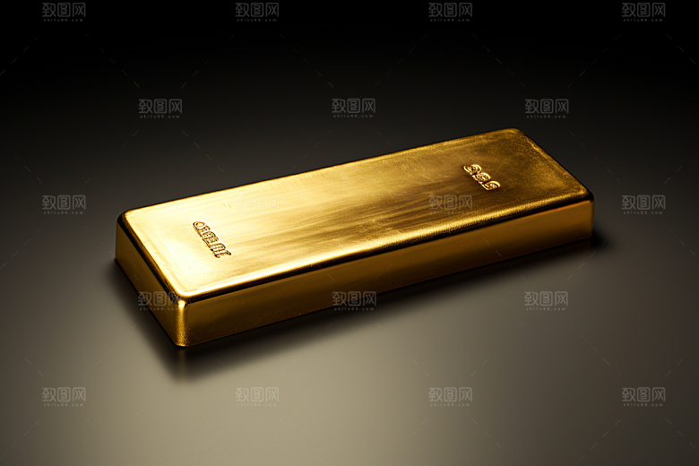 黄金财富金砖素材