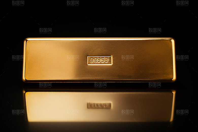 黄金金砖金块素材
