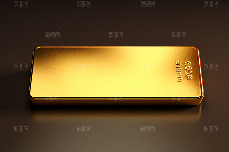 黄金金砖奢侈品素材