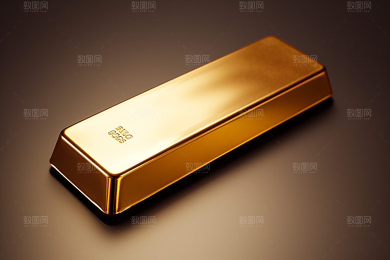 黄金金砖金块素材