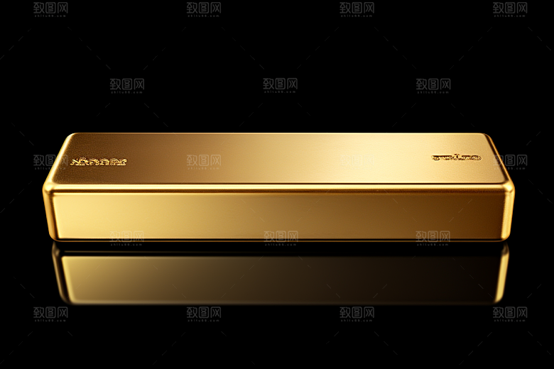 黄金金砖金块素材