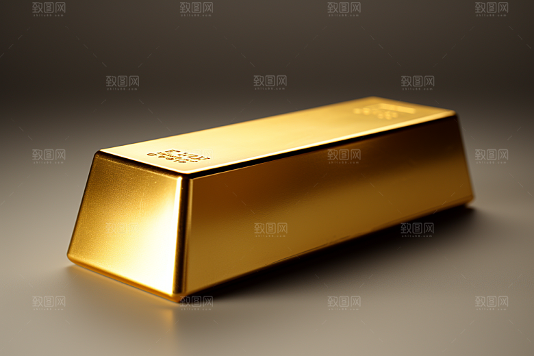 黄金金子金砖素材