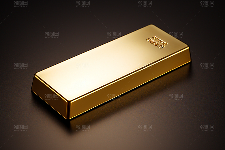 黄金金子理财产品素材