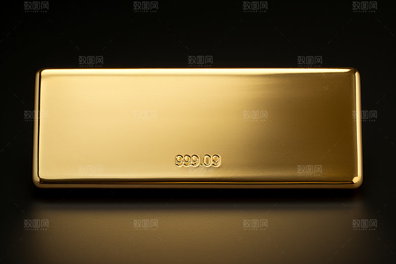黄金金块高清素材