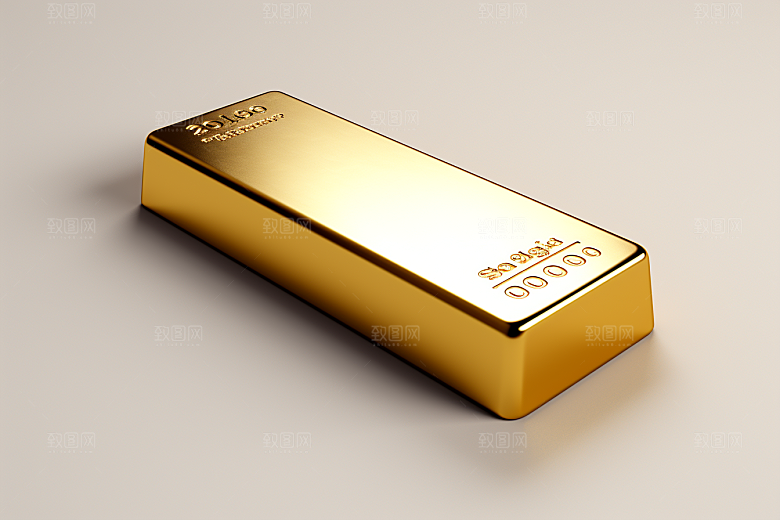黄金富贵金砖素材