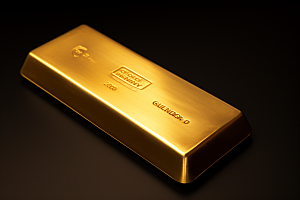 黄金金子金砖素材