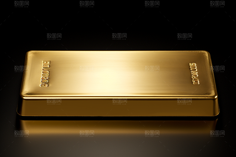 黄金金子金砖素材