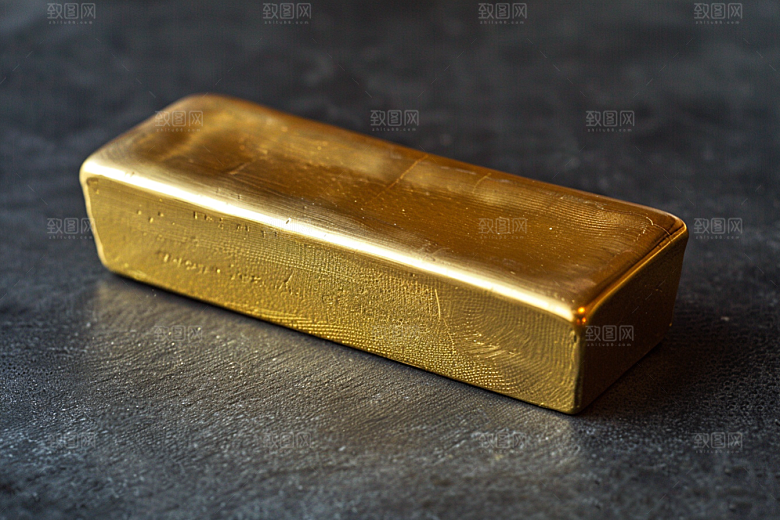 黄金金块富贵素材