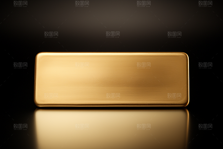 黄金金子金砖素材
