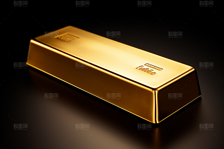 黄金财富金砖素材