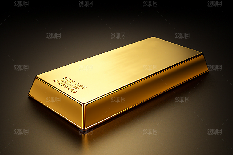 黄金富贵金块素材