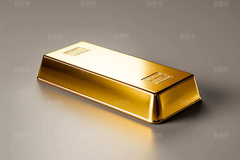 黄金金砖富贵素材