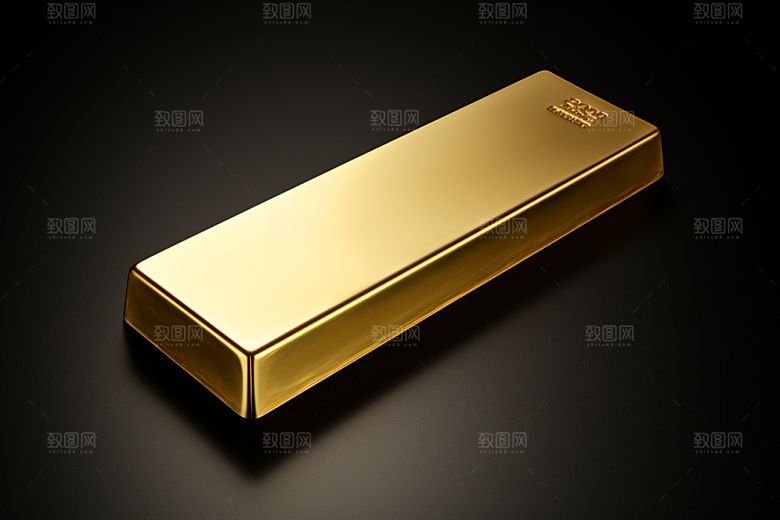 黄金金砖富贵素材