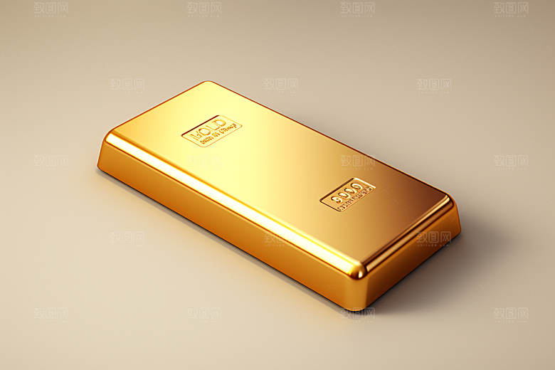 黄金投资金砖素材