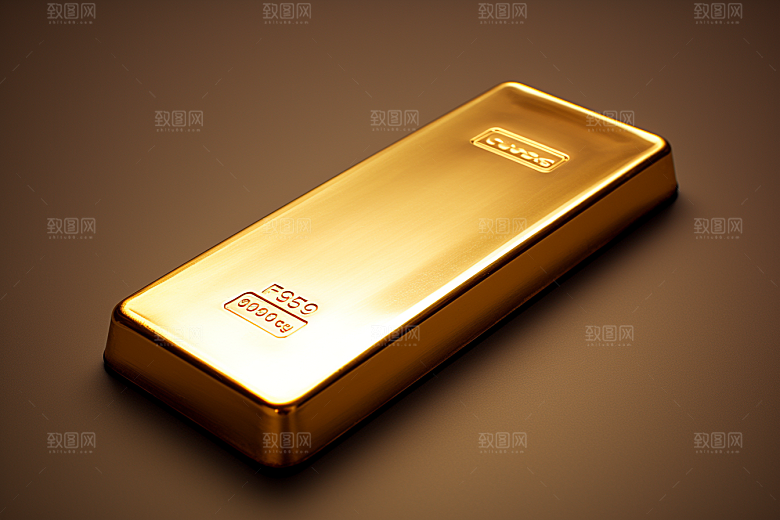 黄金金块奢侈品素材