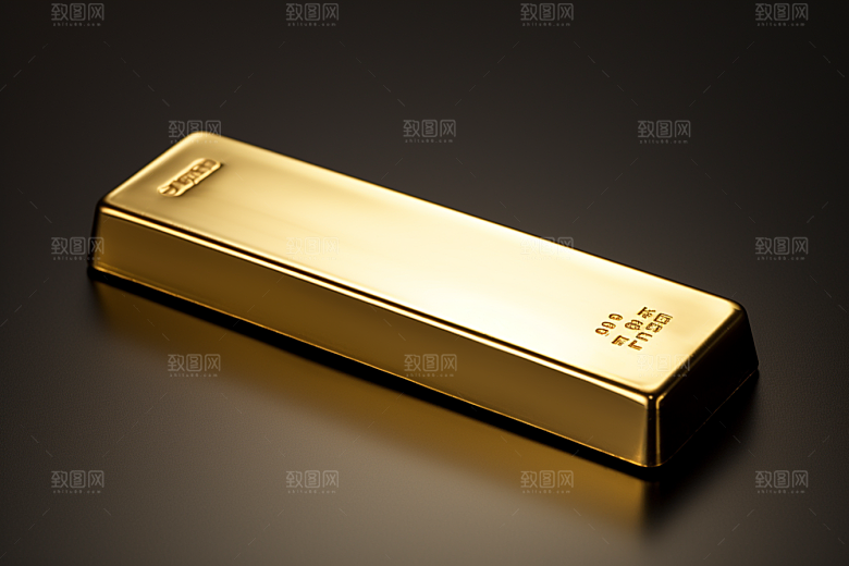 黄金金砖金块素材