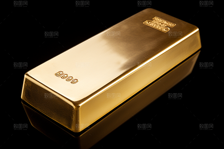 黄金金子理财产品素材