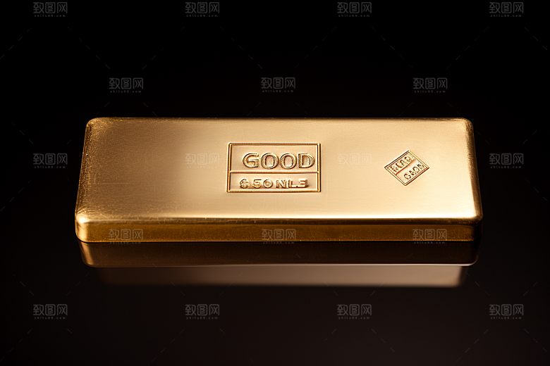 黄金金砖富贵素材