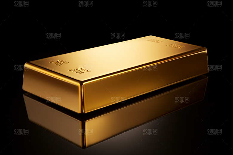 黄金贵金属金子素材