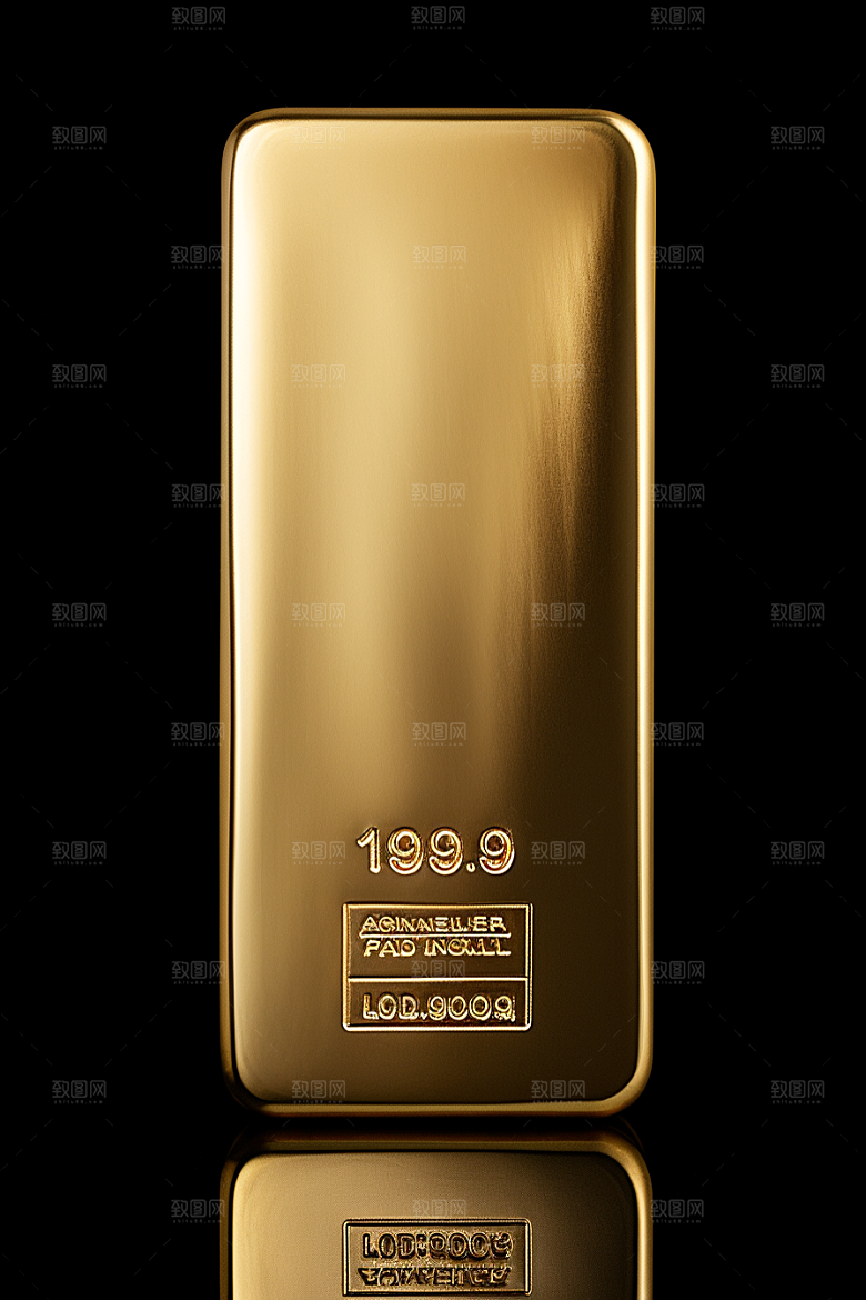 黄金金砖金块素材