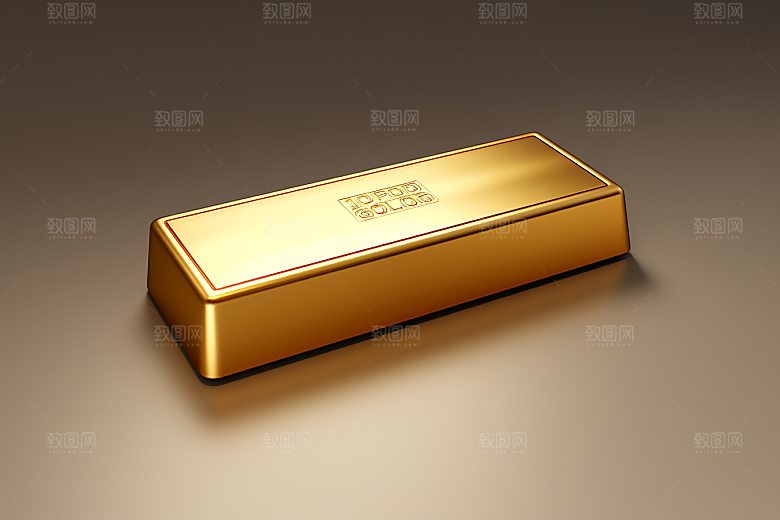黄金金砖金子素材