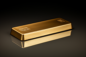 黄金金块金砖素材