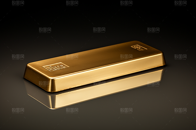 黄金金块金砖素材