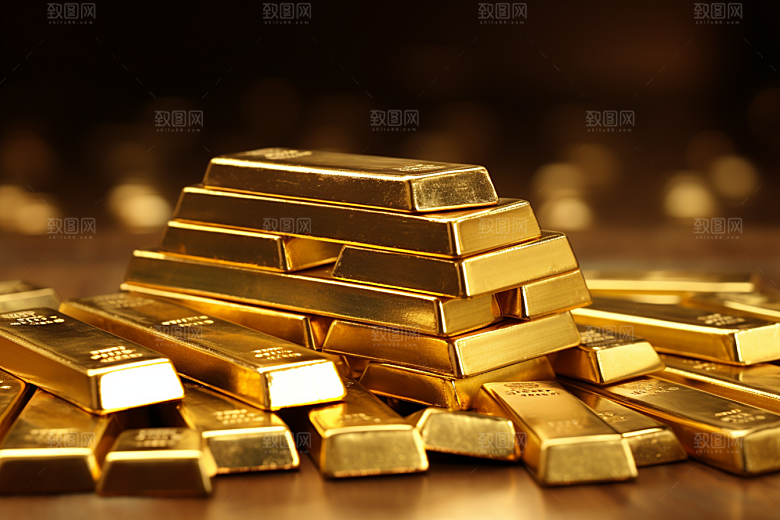 黄金金子贵金属素材