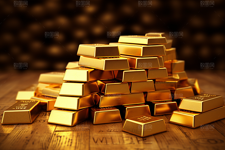 黄金富贵金子素材