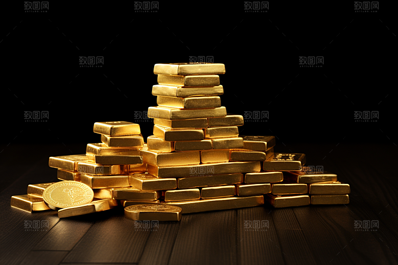 黄金金子贵金属素材