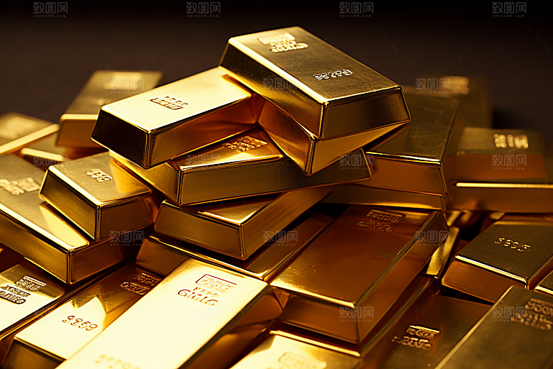 黄金投资高清素材