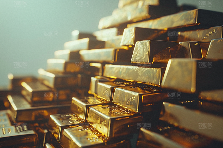 黄金富贵理财产品素材