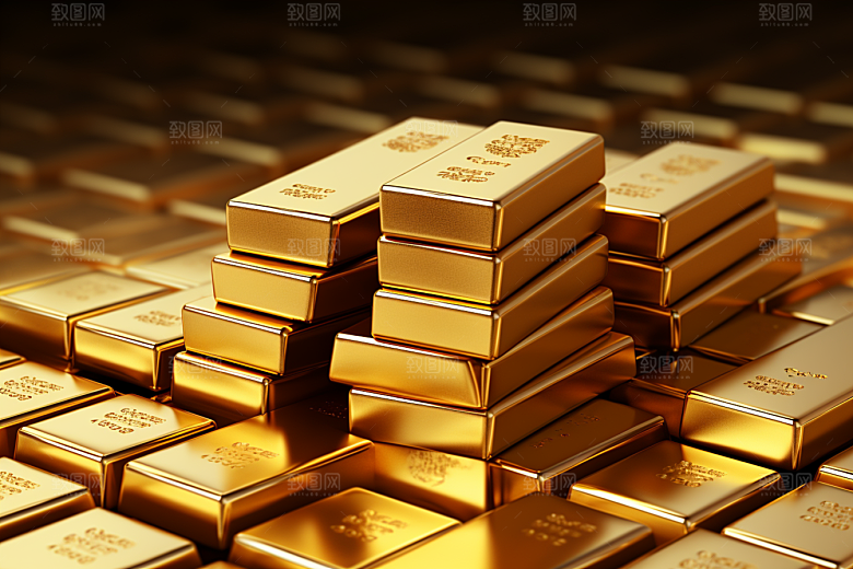 黄金金子贵金属素材
