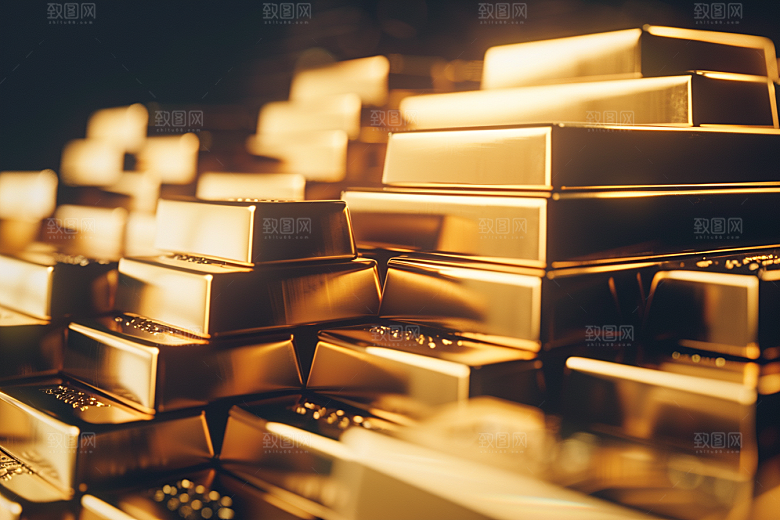 黄金贵金属财富素材