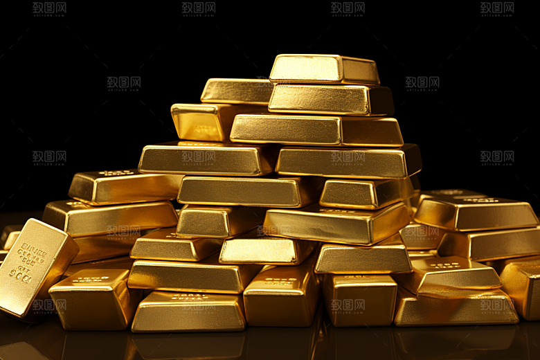 黄金金子富贵素材