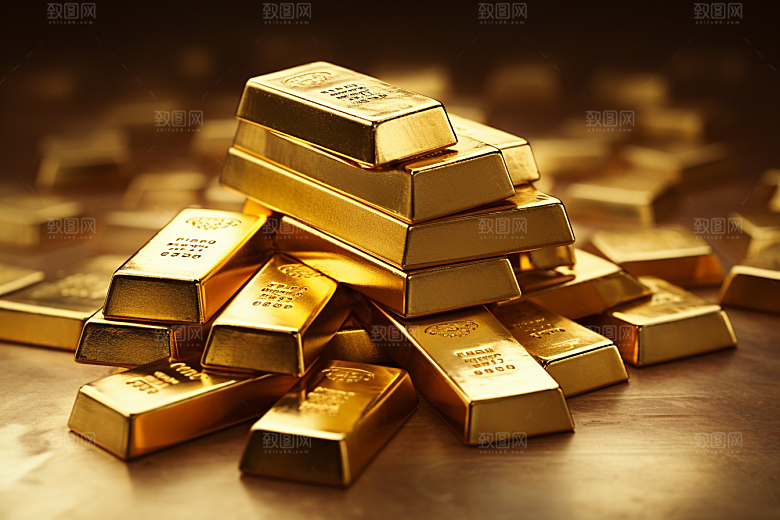 黄金富贵金子素材
