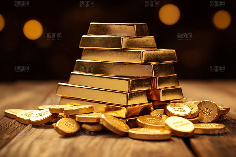 黄金投资财富素材