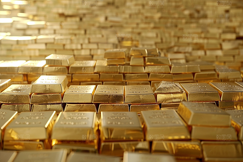 黄金高清金块素材