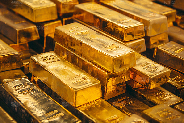 黄金金块投资素材