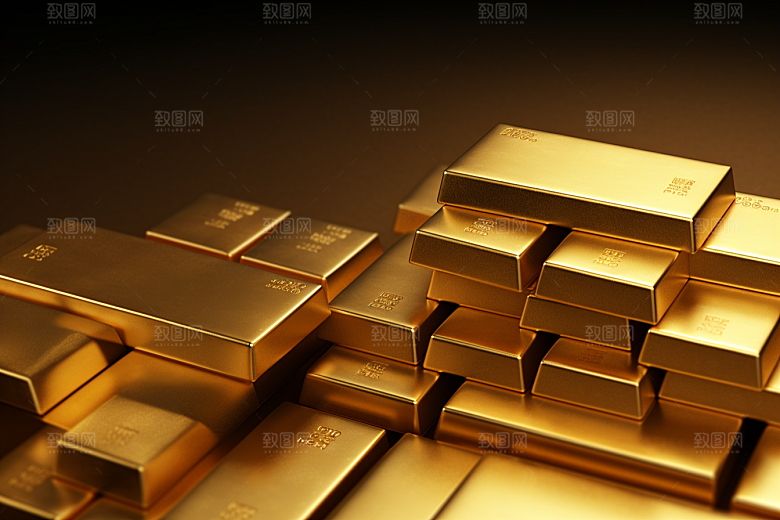 黄金富贵金子素材