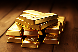 黄金贵金属富贵素材