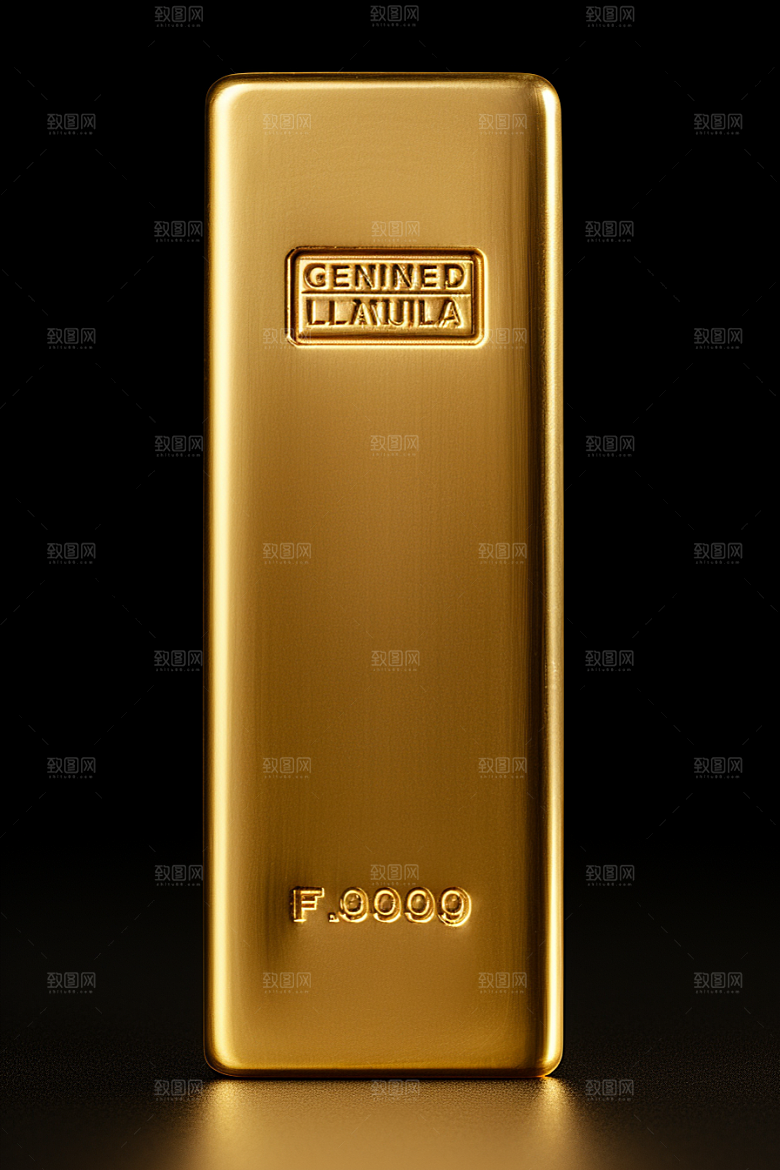黄金财富金块素材