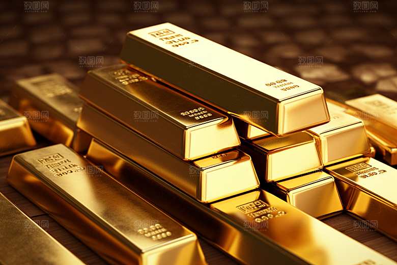 黄金富贵金砖素材