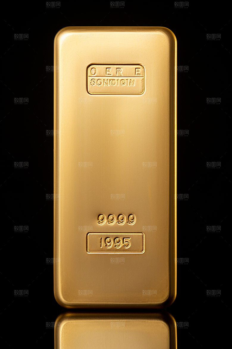 黄金贵金属金子素材