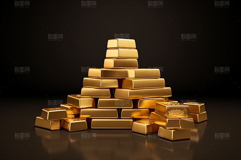 黄金财富理财产品素材