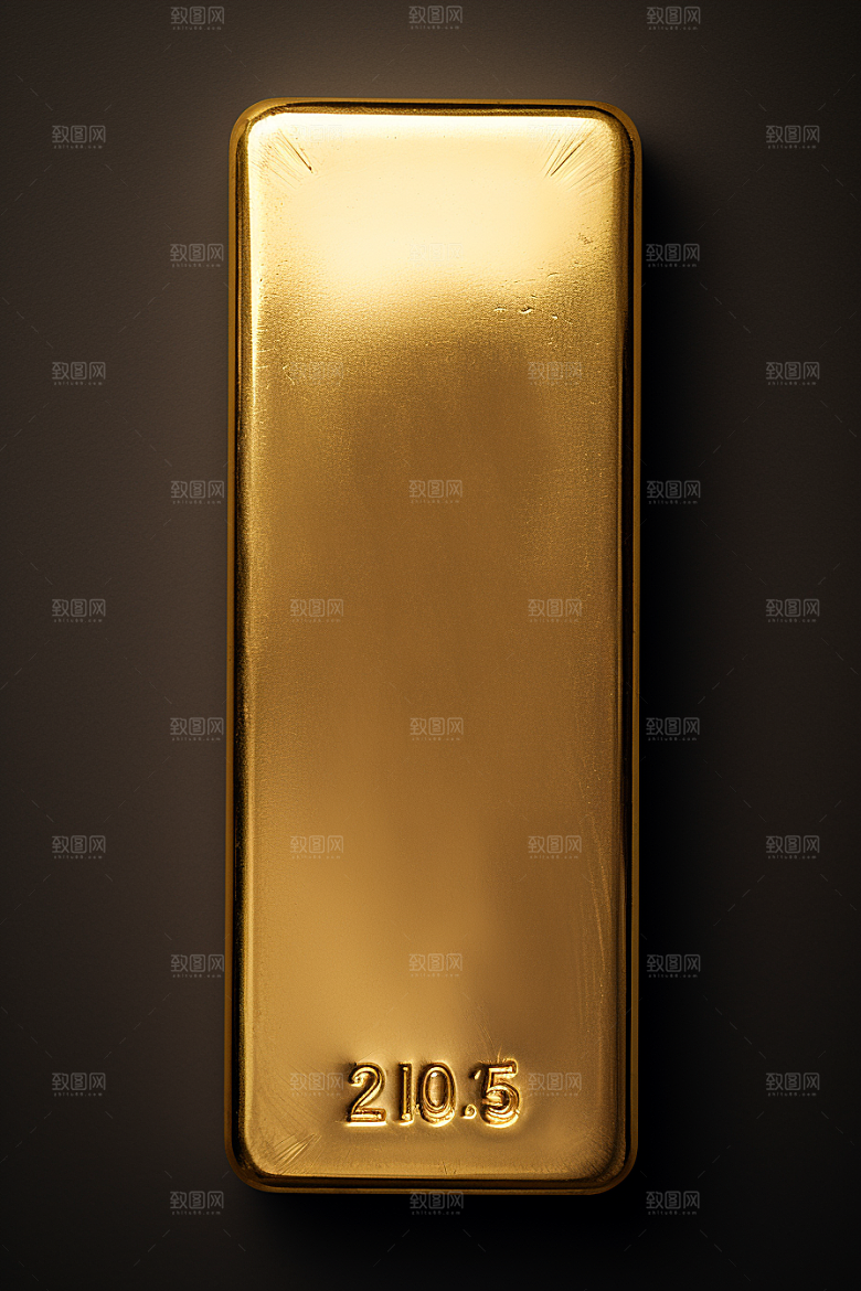 黄金金块奢侈品素材