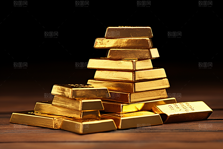 黄金投资富贵素材